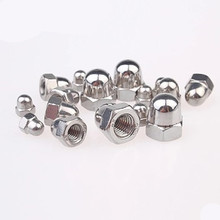 10pcs/Lot M3 m4 m5 m6 304 Stainless Steel Cap Nuts 2024 - buy cheap