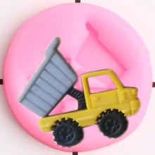 Moldes de silicone de caminhão basculante, molde de carro para topper de cupcake, molde de fondant, ferramentas de decoração de bolo de aniversário diy, moldes de pasta de chocolate de doces 2024 - compre barato