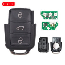 Keyecu Remote Car Key Fob 434MHz ID48 for VW Volkswagen Fox Gol Sharan Saveiro 2010+ 6QE 959 753 2024 - buy cheap