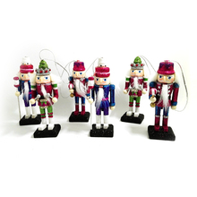 HT018 Hardcover Movable doll puppets 12CM nutcracker puppets can be active Shiny Bright shining  Puppet Christmas gift 6 pcs/lot 2024 - buy cheap