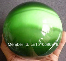 Collectables Pretty GREEN CAT EYE SPHERE CRYSTAL BALL HEALING 80mm 2024 - buy cheap