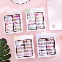 (10 Pieces/lot) Comics Washi Tape Diy Sticker Material Decorative Diary Masking Tape 2024 - buy cheap