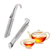 Infusor de té con filtro para infusiones, Infusor de té con tubo de acero inoxidable, excelente soporte 2024 - compra barato