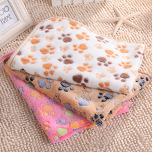 3 Color Cute Floral Pet Sleep Warm Dog Cat Puppy Fleece Soft Dog Blanket Pet Dog Beds Mat 40 X 60cm 2024 - buy cheap