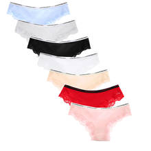 ZJX 7Pcs/lot Women's Sexy Lace Panties Seamless Cotton Lingerie Breathable Bikini Panty Sexy Briefs Girls Brand Underwear 2024 - buy cheap