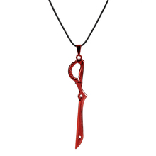 J Store Hot Anime Kill la Kill Necklaces Pendants Rope Chain Red Scissors Model Pendant Alloy choker Necklace women Fans 2024 - buy cheap