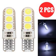 2X T10 Super White Car Tail Light 12V 5050 6 SMD LED Turn Signal Backup Light Bulb Silicone Lamp Auto Side Marker Parking Lamp 2024 - buy cheap