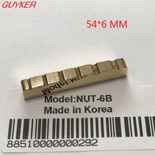Slotted Brass Bass Nut for Electric Bass Guitar - Size 54*6mm 2024 - buy cheap
