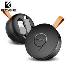 FLOVEME Retractable 2 in 1 Micro USB Cable Lighting Charger Cable For iPhone X XS Charge Cabo Android Charging Data Sync Cable 2024 - buy cheap