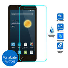 Закаленное стекло для Alcatel One Touch Conquest LTE 7046 оригинальная 9H защитная пленка Взрывозащищенная Защита экрана для телефона 2024 - купить недорого