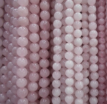 Pink  Loose Beads Stone 15" Strand 4 6 8 10MM Pick Size 2024 - buy cheap