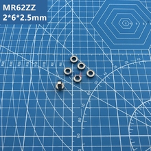 Free Shipping high quality 10Pcs MR62ZZ R-620ZZ 2*6*2.5mm MR62 ZZ Deep groove ball bearing Miniature bearing R-620 W52 MR62Z 2024 - buy cheap