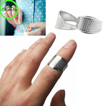 20F #5 шт Регулируемые наперсток шитье стежка металлическое кольцо Кожа ремесло палец протектор 2024 - купить недорого
