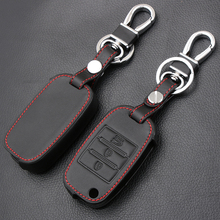 Автомобильный флип-чехол из натуральной кожи для ключей, чехлы, сумка-держатель для KIA KX5 Rio Sportage QL Ceed Sorento Cerato K2 K3 K4 K5 брелок для ключей 2024 - купить недорого