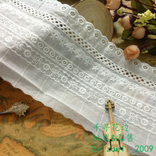 5Yard/Lot DIY Handmade Cotton Cloth Lace Trim Clothes Cuffs Skirt Hem Fabric Accessories Curtain Sofa Decoration 2024 - buy cheap