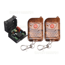 Mini interruptor de controle remoto, lâmpada de led de tamanho para controle remoto sem fio, ac 220v 1ch 10a, transmissor receptor e relé