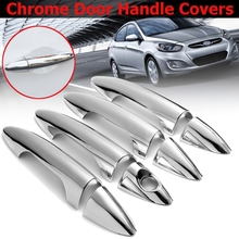 for Hyundai Accent Solaris for Dodge Attitude 2010 2011 2012 2013 2014 2015 2016 1 Set ABS Chrome Door Handle Cover Trim 2024 - buy cheap