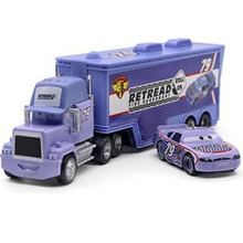 Disney Cartoon Movie Pixar Cars Lightning Mcqueen No.79 Mack Uncle Truck & Racer Diecast Metal Alloy Toy Car Childrens Best Gift 2024 - buy cheap
