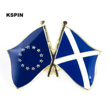 Значок с флагом Европы, Шотландии, значок с флагом, 300 шт. в партии XY0045 2024 - купить недорого