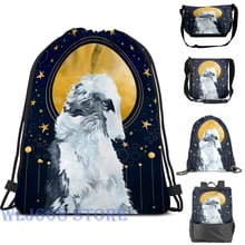 Funny graphic print shoulder Bags women Celestial Borzoi Single shoulder backpack travel for men Gym Bag 2024 - buy cheap