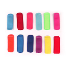 DHL 200pcs Popsicle Holders Pop Ice Sleeves Freezer Pop Holders 8x16cm for Kids Summer Kitchen Cookies 10 color Have Stock 2024 - buy cheap