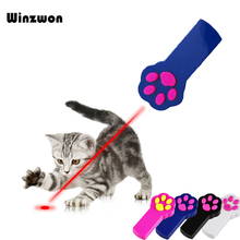 Brinquedos interativos para gatos ponteiro laser engraçado animal de estimação led brinquedo interativo com ponto vermelho brilhante ferramenta de treinamento de arranhões para animais de estimação 1 unidade 2024 - compre barato