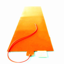 400*2100*1.5mm Heat Mat for Snowboard Press silicone rubber heater 240v 1600w 1000mm lead wire with patch from middle 400mm side 2024 - buy cheap