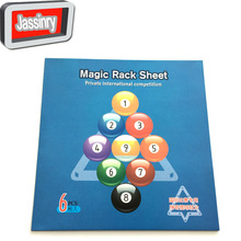 free shipping 6pcs Billiard invisible Ball Sheet Rack 2 1/4" 9Ball 10Ball Magic Ball Rack Sheet Billiards accessories 2024 - buy cheap