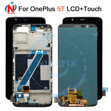 Pantalla LCD de 6,01 pulgadas para Oneplus 5T, montaje de Panel digitalizador táctil, repuesto para Oneplus 5t, piezas de reparación, A5010 2024 - compra barato
