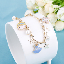 Dongsheng na moda cinderela pulseira transporte de abóbora feminino meninas doce estilo charme pulseira imitação pérolas pulseiras presente-25 2024 - compre barato