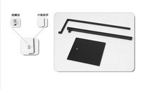 Hot sale 10pcs fashion high-quality  black paint  Handbag Display Stand Rack Adjustable Height  Bag Display Holder 2024 - buy cheap