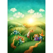 Fairy Tale House Photography Background For Photo Shoot Props Child Kids Baby Vinyl Cloth Printed Photo Backdrops Photo Shoot 2024 - buy cheap