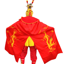 5 styles sun wukong cosplay cape red long cape for men halloween costumes warrior cape funny cosplay clothes for adults 2024 - buy cheap