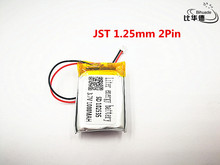 JST-Batería de iones de litio de 1,25mm, batería de iones de litio de 3,7 mAH y 1000mAH para juguetes, Banco de energía, GPS,mp3,mp4, 102535 V, buena calidad, personalizada, 2 uds. 2024 - compra barato