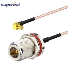 Superbat N Jack with Nut to MCX Plug Right Angle Pigtail Connector Coax RG316 Antenna Cable 20cm for WiFi Wireless 2024 - buy cheap