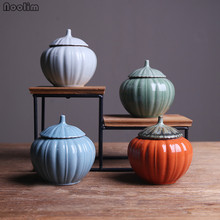 NOOLIM-Bote de cerámica de estilo japonés para el hogar, recipiente sellado a prueba de humedad, pequeño y portátil, para té de calabaza 2024 - compra barato