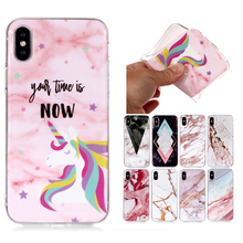 Moda Pedra de Mármore Suave Silicone TPU Para Samsung Galaxy A3 A5 2017 A6 A8 A7 A9 2018 S3 S4 S5 S6 S7 Borda S8 S9 Plus Back Covers 2024 - compre barato