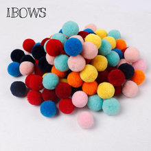 50Pcs Mixed Color Small Pom Pom Ball for Home Garment Party Carft Decoration Children Handmade DIY Kids Toys Materials 2024 - buy cheap