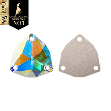 Crystal Castle Sewing Rhinestone 5A Excellent Trilliant Triangle Gemstones Crystal AB Sew On Rhinestones For Gymnastic Wear 2024 - buy cheap