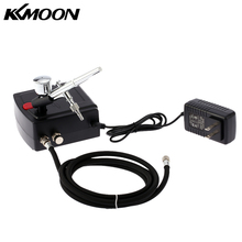 Kkmoon-pistola de pulverização pneumática, drive de gravidade profissional, dupla ação, aerógrafo, kit de compressor de ar 2024 - compre barato