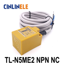 TL-N5ME2 5mm sensing DC NPN NC Cube shell inductive Screen shield type metal proximity switch TL-N5M proximity sensor 18*18*36 2024 - buy cheap