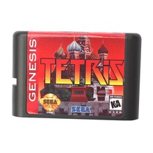Tetris 16 bit md cartão de jogo para sega mega drive para genesis 2024 - compre barato