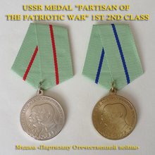 XDT0023 One Set USSR Medal Partisan of the Patriotic War 1st  and 2nd Class WWII Soviet Union Paramilitary Award Campaign Medal 2024 - buy cheap