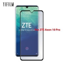 0.3mm 3D 9H For ZTE Axon 10 Pro Tempered Glass Full Cover Screen Protector Film Full Coverage Protective Anti-Scratch Film 2024 - buy cheap