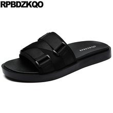 Runway Sandals Casual Designer Shoes Men High Quality Platform Breathable Slides 2021 Black Waterproof Slippers Water Summer 2024 - buy cheap