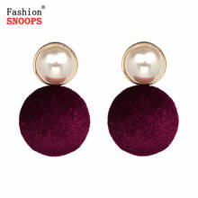Trendy Fashion Statement Simulated Pearl Earrings Wedding Party Bohemian Drop Dangle Earrings Femme Brincos 2024 - buy cheap