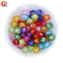 Free Shipping 480Pcs/Lot 12MM Mix Color Chunky Bead Acrylic Square Bead In Bead For DIY Handmade Jewelry Accessories CDWB-517985 2024 - buy cheap