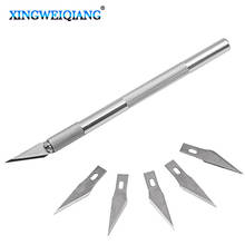1Set Non-Slip Metal Scalpel Knife Tools Kit Cutter Engraving Craft knives  Blades Mobile Phone PCB DIY Repair Hand Tools 2024 - buy cheap