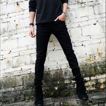 Осенние Новые мужские джинсы черные классические модные дизайнерские джинсы скинни мужские повседневные брюки высокого качества облегающие брюки 2024 - купить недорого