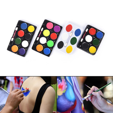 Non Toxic Water Paint Oil Body Face Painting Kit Makeup Body With Brush For Christmas Fancy Carnival Vibrant Party 5/6/8 Colors 2024 - buy cheap
